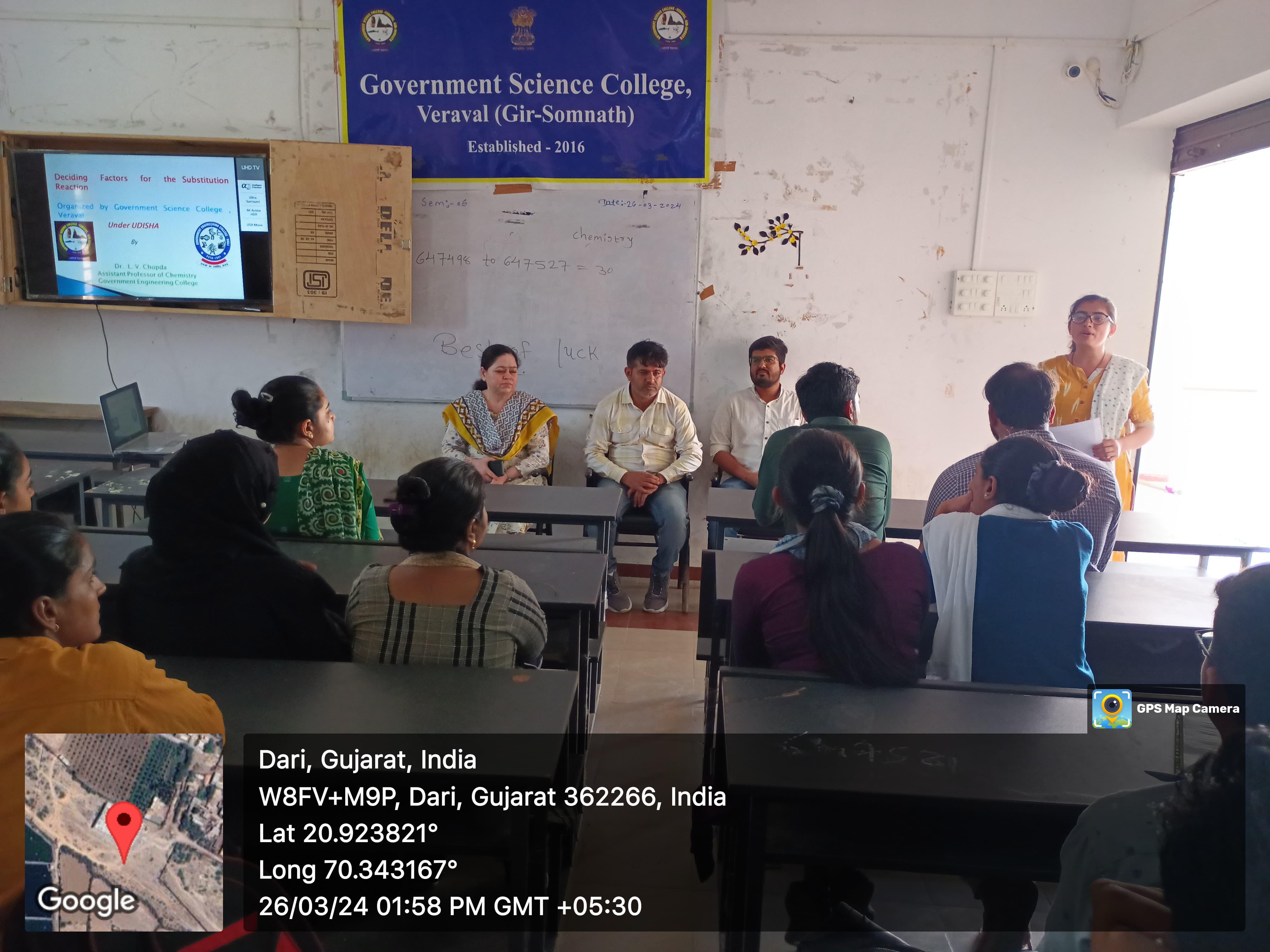 One Day Seminar on "Deciding Factors for Evaluating Substitution Reaction"