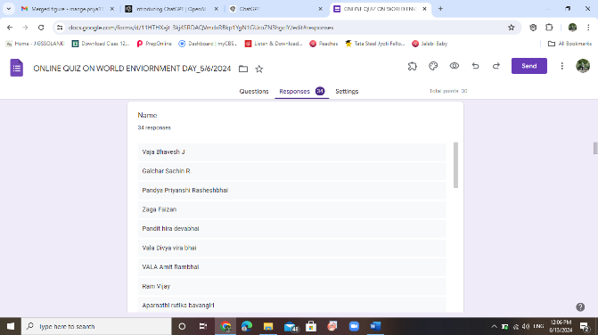 World Environment Day Online Quiz Competition