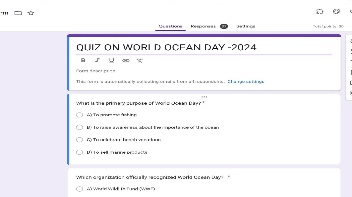 World Ocean Day Celebration