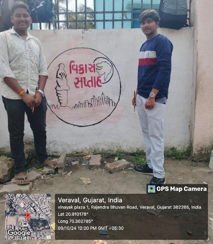 Wall Painting Event as part of ‘Vikas Saptah 2024’ Celebration