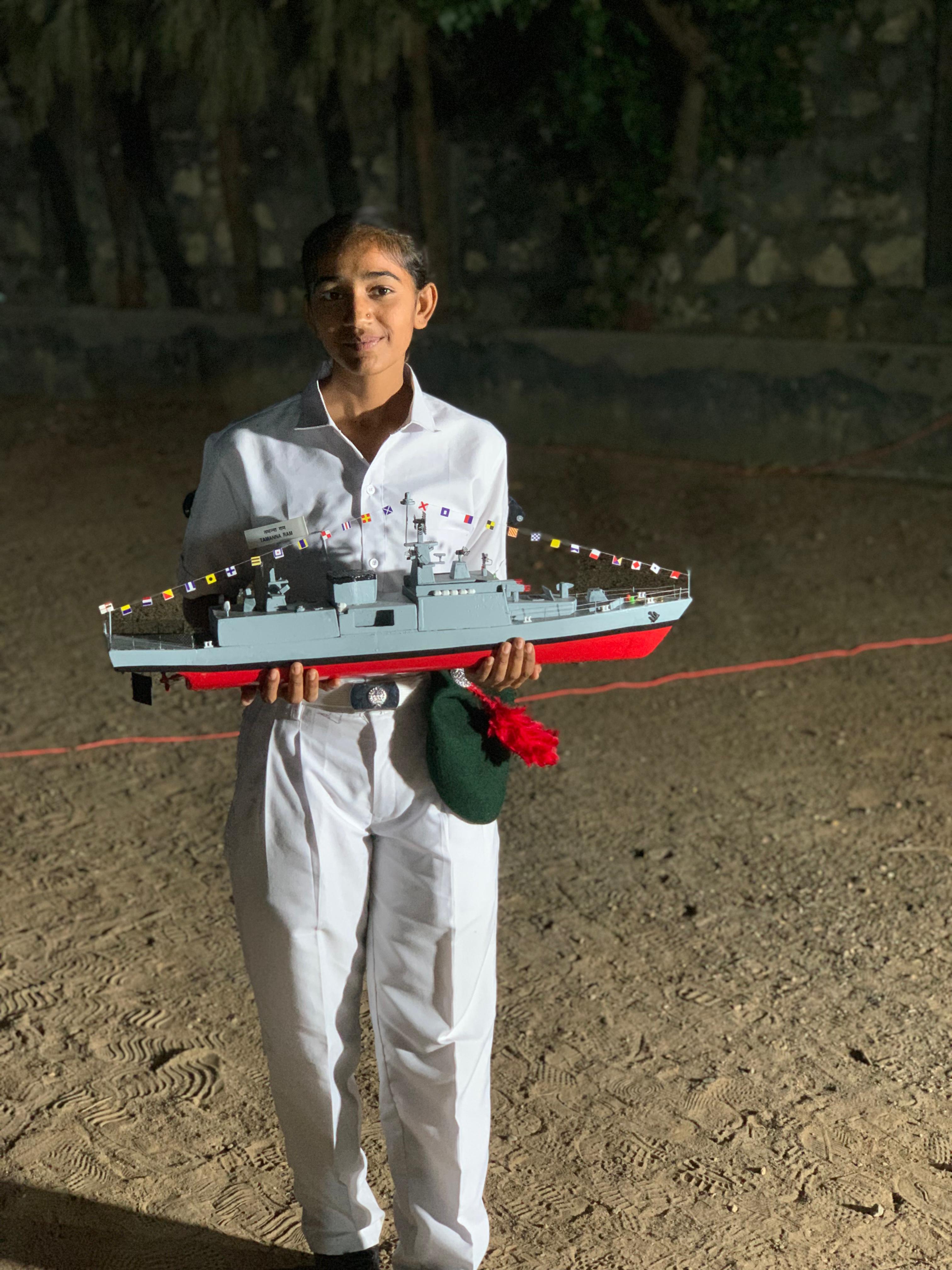 NCC Cadets making Government Science College, Veraval proud