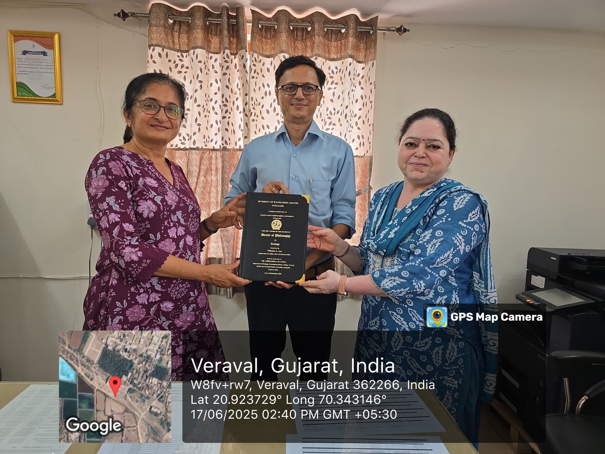 PhD degree awarded to formar GSCV Student