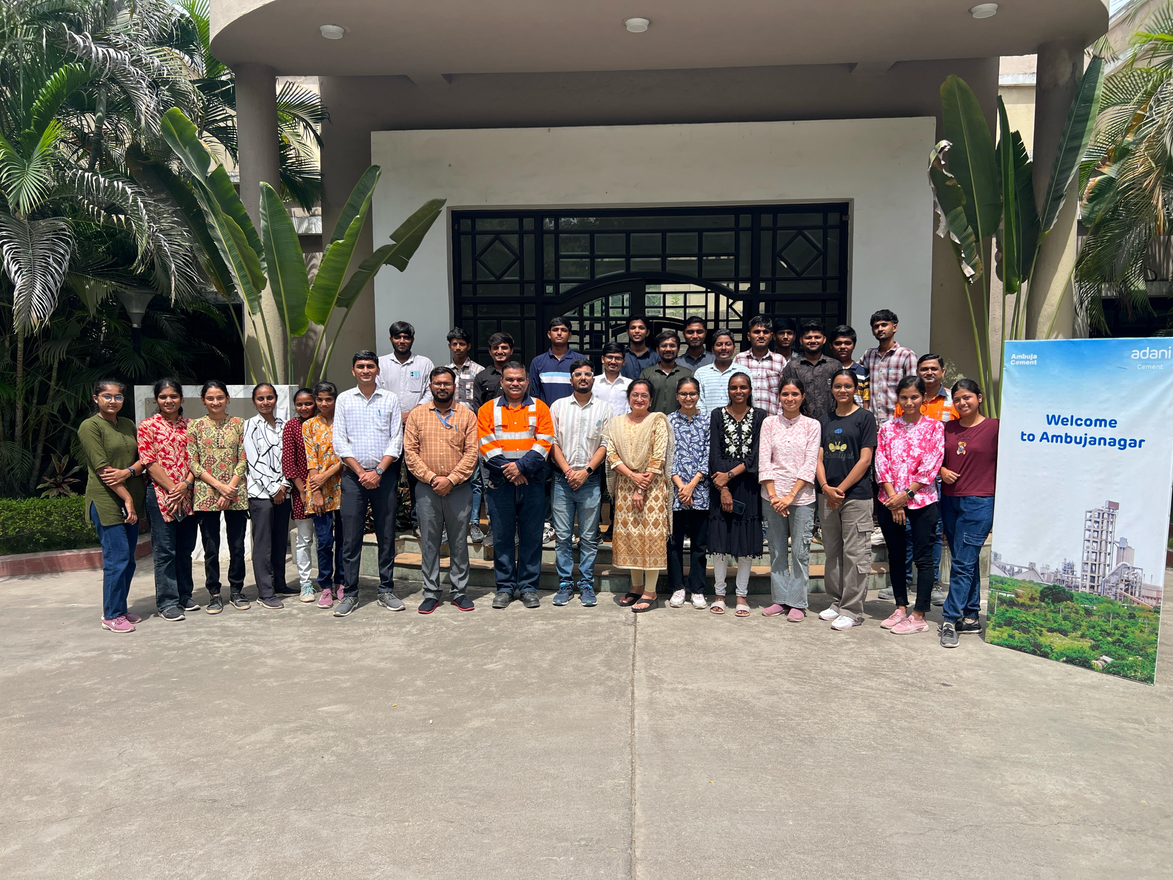 🚀 Industry Exposure for Future Chemists! 🧪, Ambuja Cement Plant Kodinar Visit