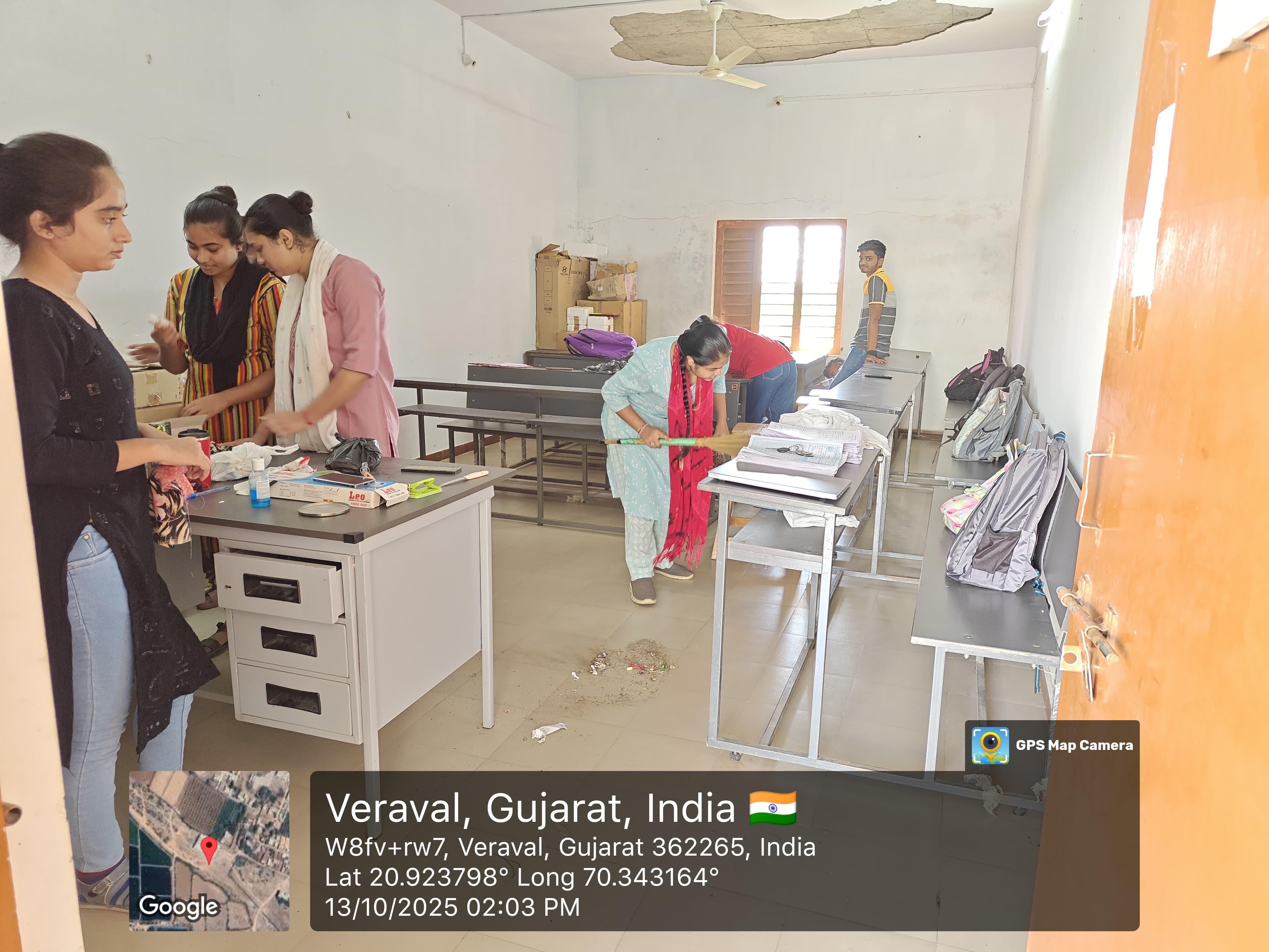 College Campus Cleanliness Drive under Vikas Saptah 2025