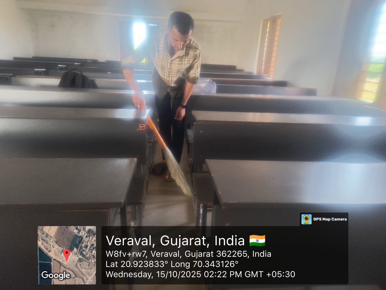 College Campus Cleanliness Drive under Vikas Saptah 2025