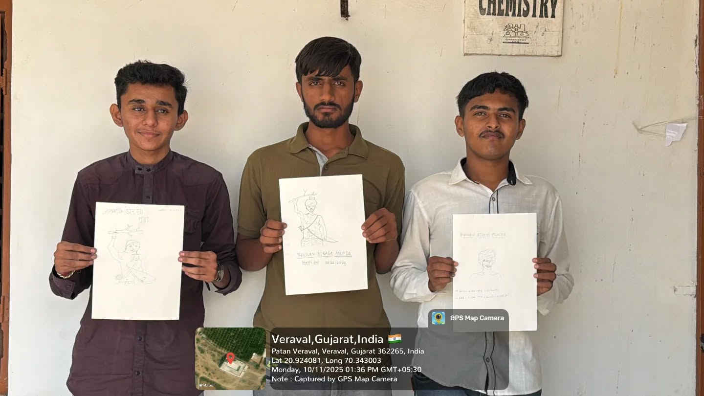 Drawing Competition | 150th Birth Anniversary of Bhagwan Birsa Munda