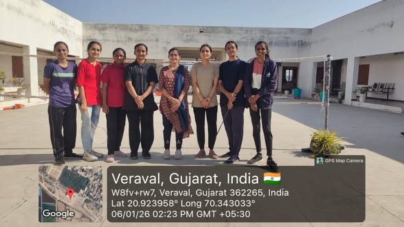 Badminton Competition (Girls) Under Sports Band