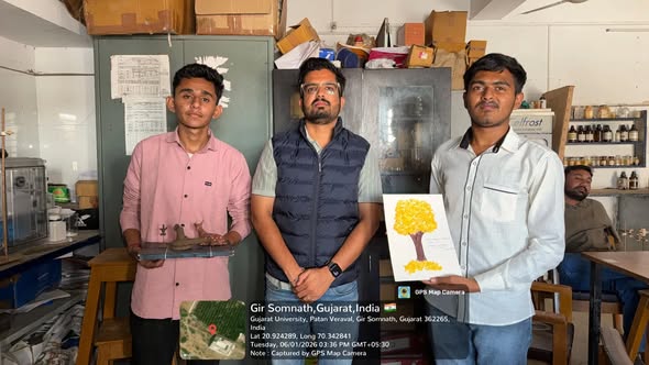 Collage Making Competition Under Creative Band