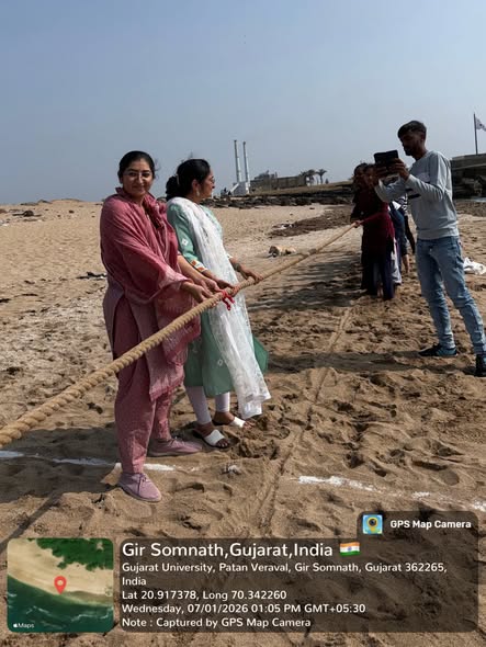 Tug of War Competition (Girls) Under Sports Band
