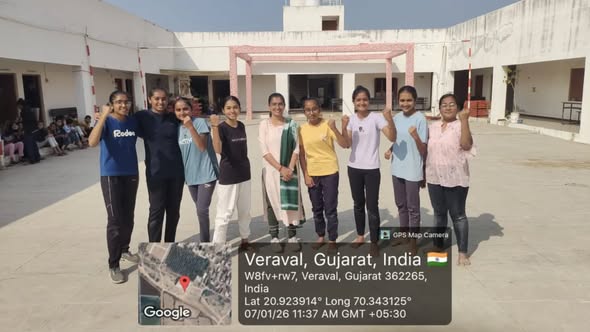 Kho Kho Competition (Girls) Under Sports Band