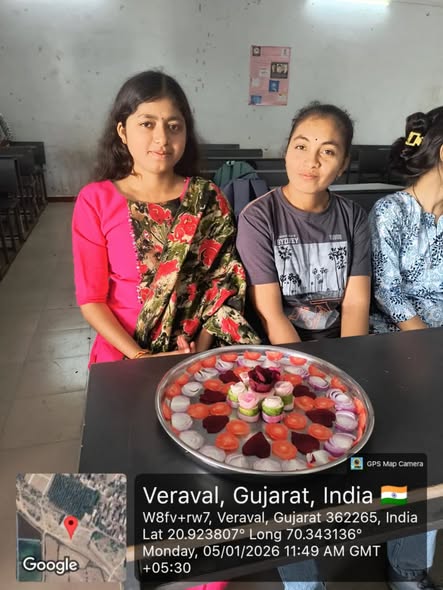 Salad Making Competition under creative art band