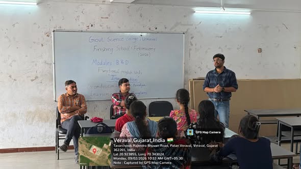 🎉 Inauguration of Finishing School Training Program at Govt. Sci. College Veraval 🏆