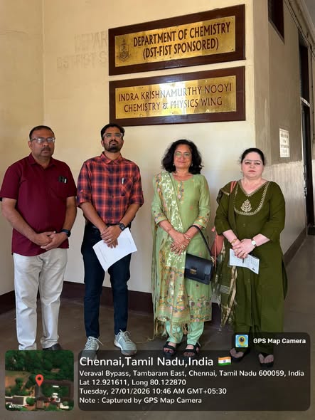 Visit of Madras Christian College, Tambaram, Chennai