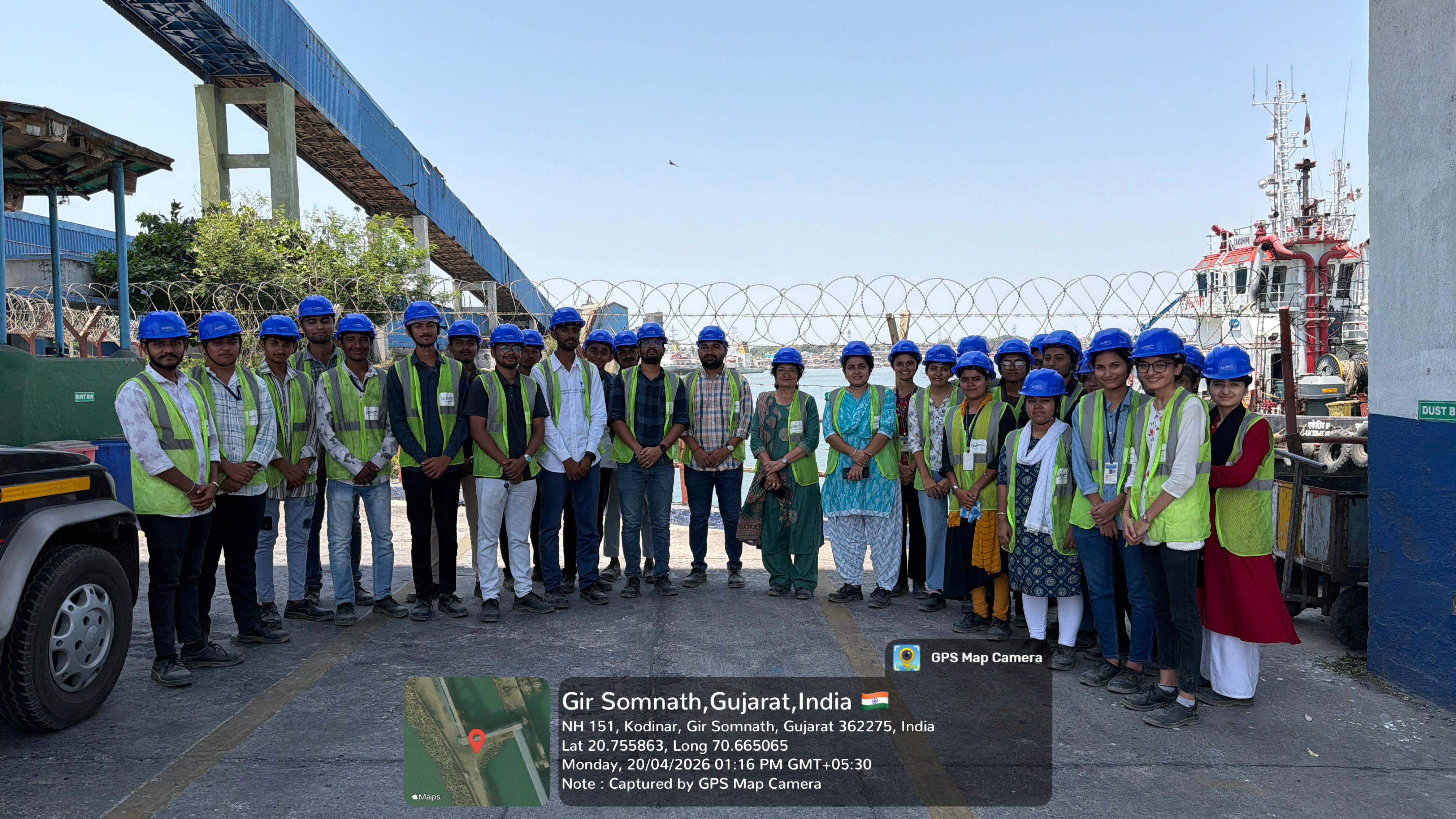 Industrial Visit to Ambuja Cement, Kodinar on 20 April 2026