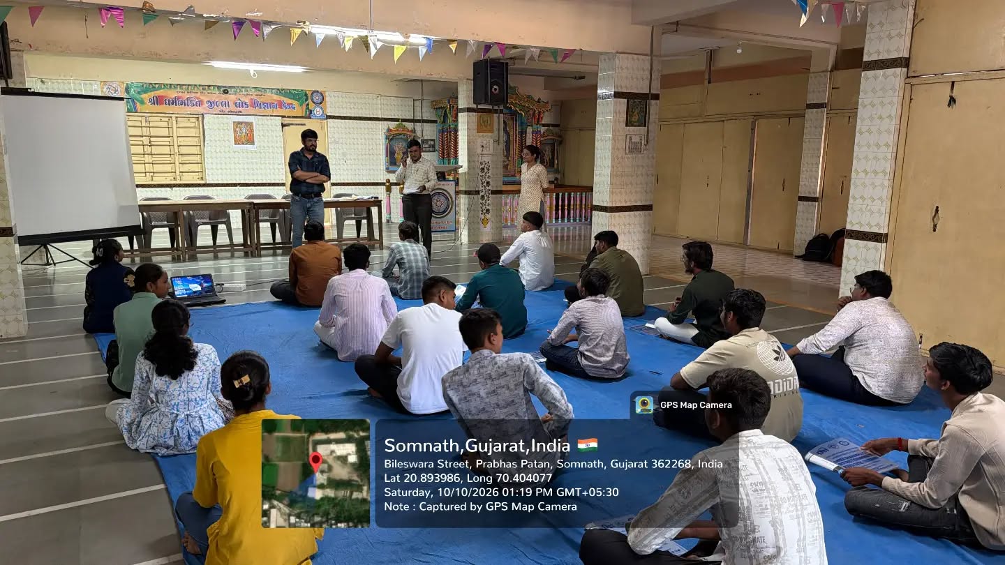 visit of District Community Science Center, Gir-Somnath,
